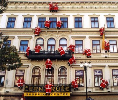 Santa Claus invasion, Prague jigsaw puzzle