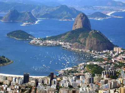 Vista sobre o Rio de Janeiro, Brasil