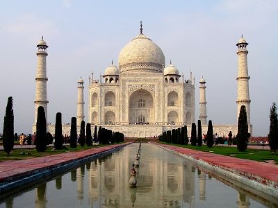 O Taj Mahal, Agra, Índia