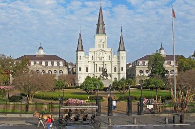 St. Louis Cathedral, New Orleans, USA jigsaw puzzle