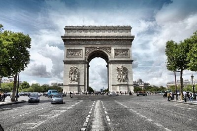 凱旋門，巴黎，法國