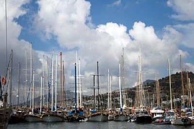 Marina de Bodrum, Turquie