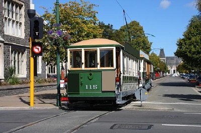 Christchurch Tram, Nouvelle-Zélande