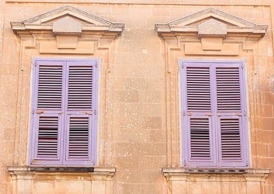 Malta Mdina House Windows