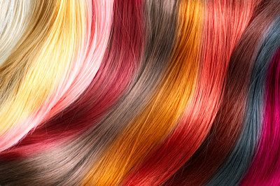 פאזל של פלטת צבעי שיער
