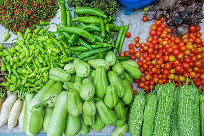 Verduras frescas y orgánicas