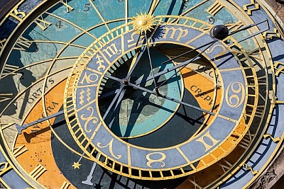 Horloge astronomique, place de la vieille ville, Prague, République tchèque