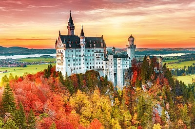Schloss Neuschwanstein, Bayern, Deutschland