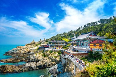 Temple Haedong Yonggungsa à Busan, Corée du Sud
