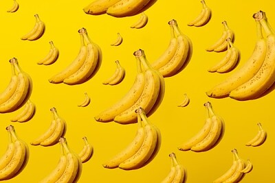 פאזל של בננות צהובות