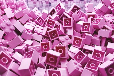 Mattoncini Lego rosa