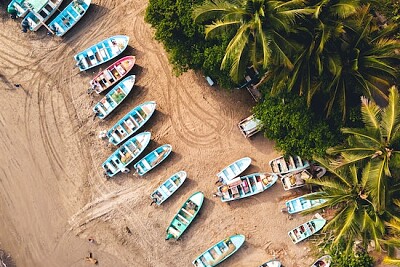 Aerial View of Boats jigsaw puzzle