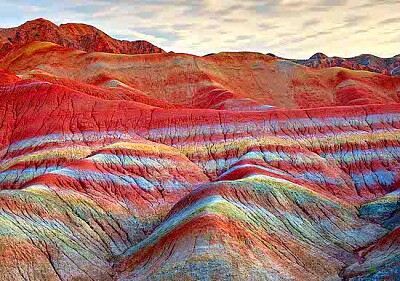 Rock Formations at Park Gansu jigsaw puzzle