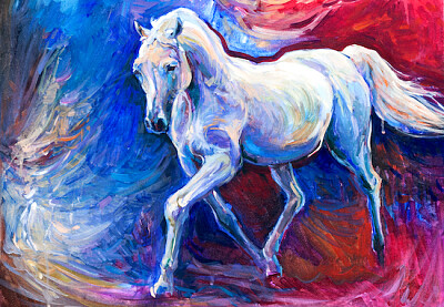 Pintura de um cavalo