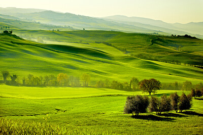 Countryside, San Quirico Orcia , Tuscany, Italy  jigsaw puzzle