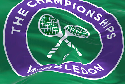 Flagge der Wimbeldon-Meisterschaft