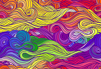 Drawn Waves Pattern
