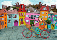 Bicycle in the city