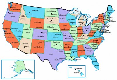 פאזל של US Map