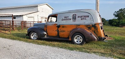 Bret Chrismer 's Mustache Wax  '40 Ford Delivery