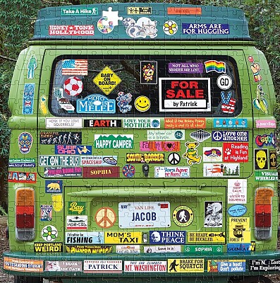 bumper stickers jigsaw puzzle