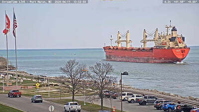 mv Federal Biscay northbound into Lake Huron