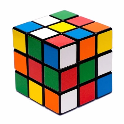 quebra cabeça de um cubo jigsaw puzzle