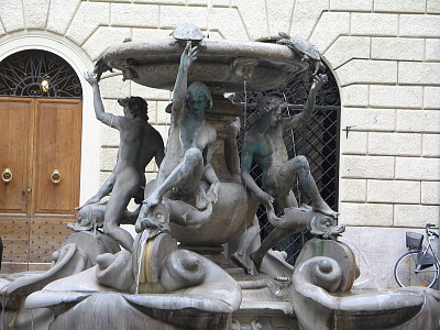 Fontaine des tortues dans le ghetto romain