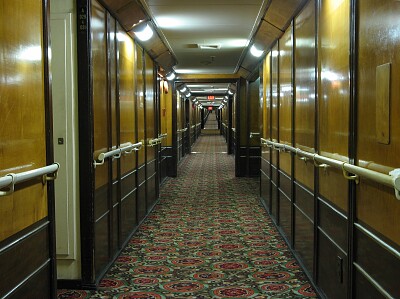 Queen Mary Hotel Cabin Corridor
