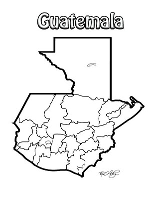 mapa de Guatemala