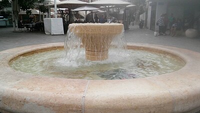 A small fountain in Netanya