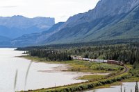 Train in the Canadian Rockies