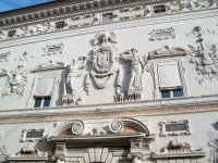 Decorated palace in Ferrara