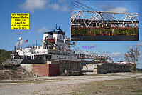 m/v Manitowoc conveyor repairs at Fairport Harbor,OH Sept 2021