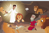Daniel y la fosa de leones