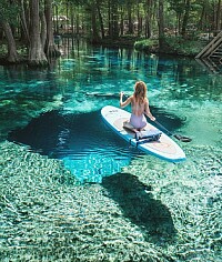 Cenote paddle surf